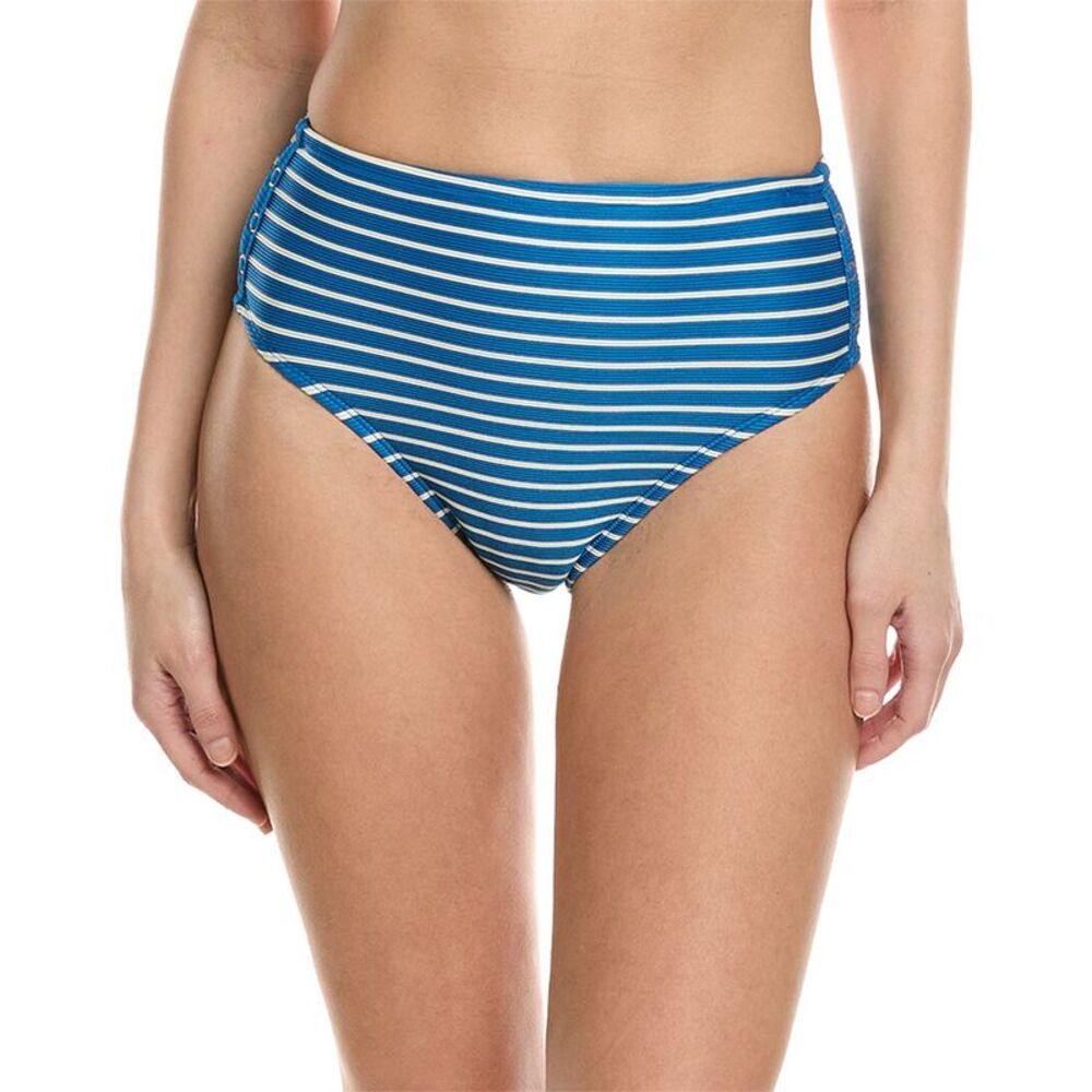 Robin Piccone Womens Parker High Waist, Blue